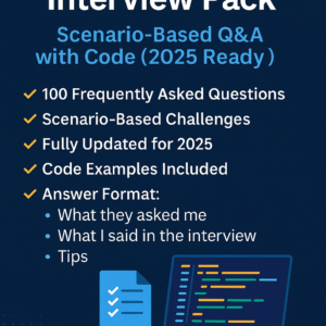 Java Spring Boot Interview Pack β Scenario-Based Q&A with Code (2025 Ready)