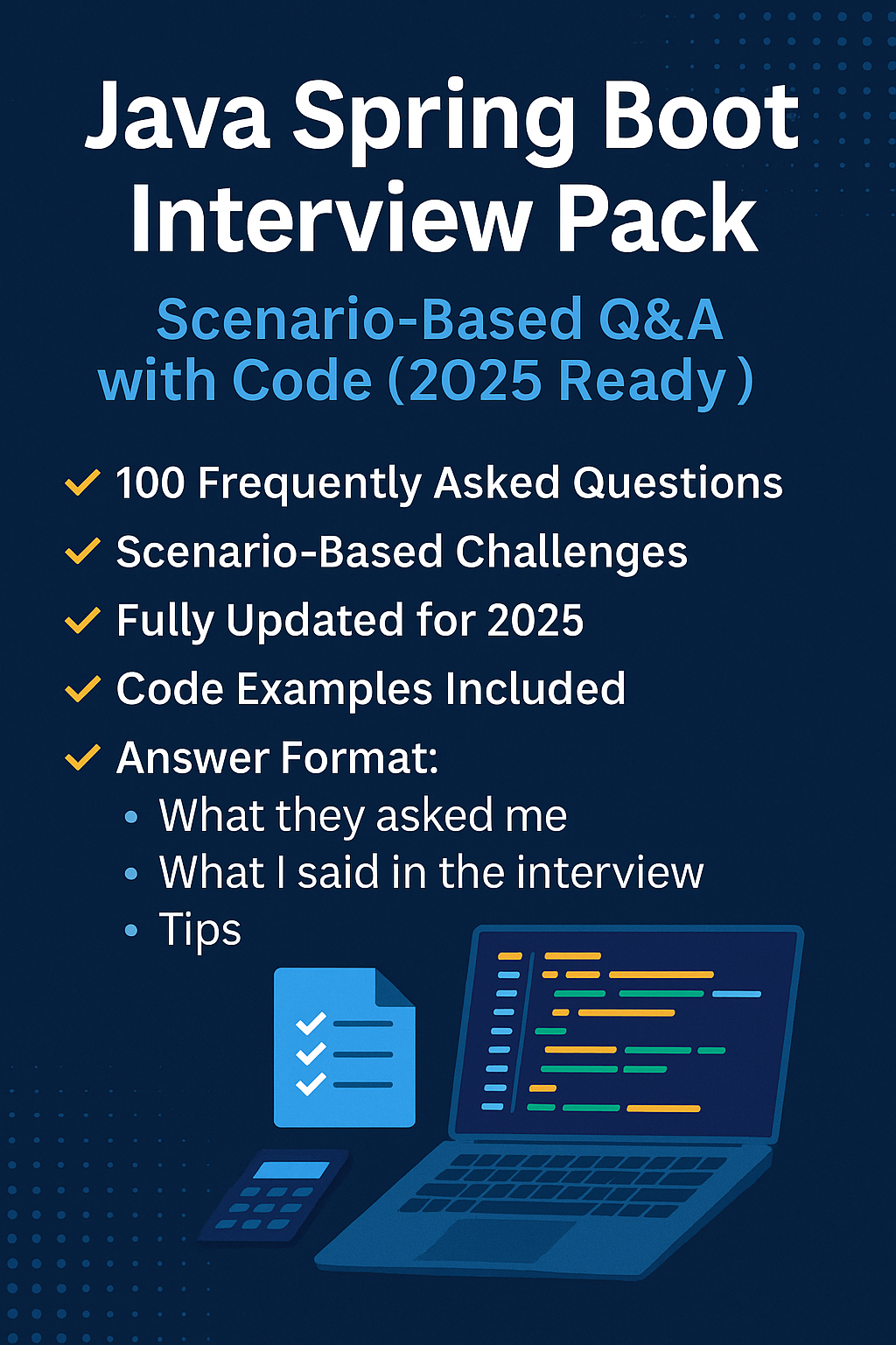 Java Spring Boot Interview Pack – Scenario-Based Q&A with Code (2025 Ready)