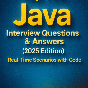 Top 100 Java Interview Questions & Answers (2025 Edition) β Real-Time Scenarios with Code