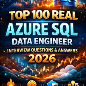 Top 100 Real Azure SQL Data Engineer Interview Questions & Answers (2026)
