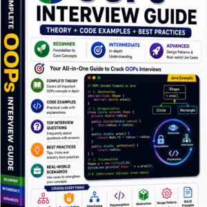 Top 100+ OOPs Interview Questions & Answers (2026 Edition) – Real-Time Scenarios with Code