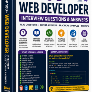 Ultimate Web Developer Interview Guide 2026 β 100+ Real-World Scenario-Based Q&As