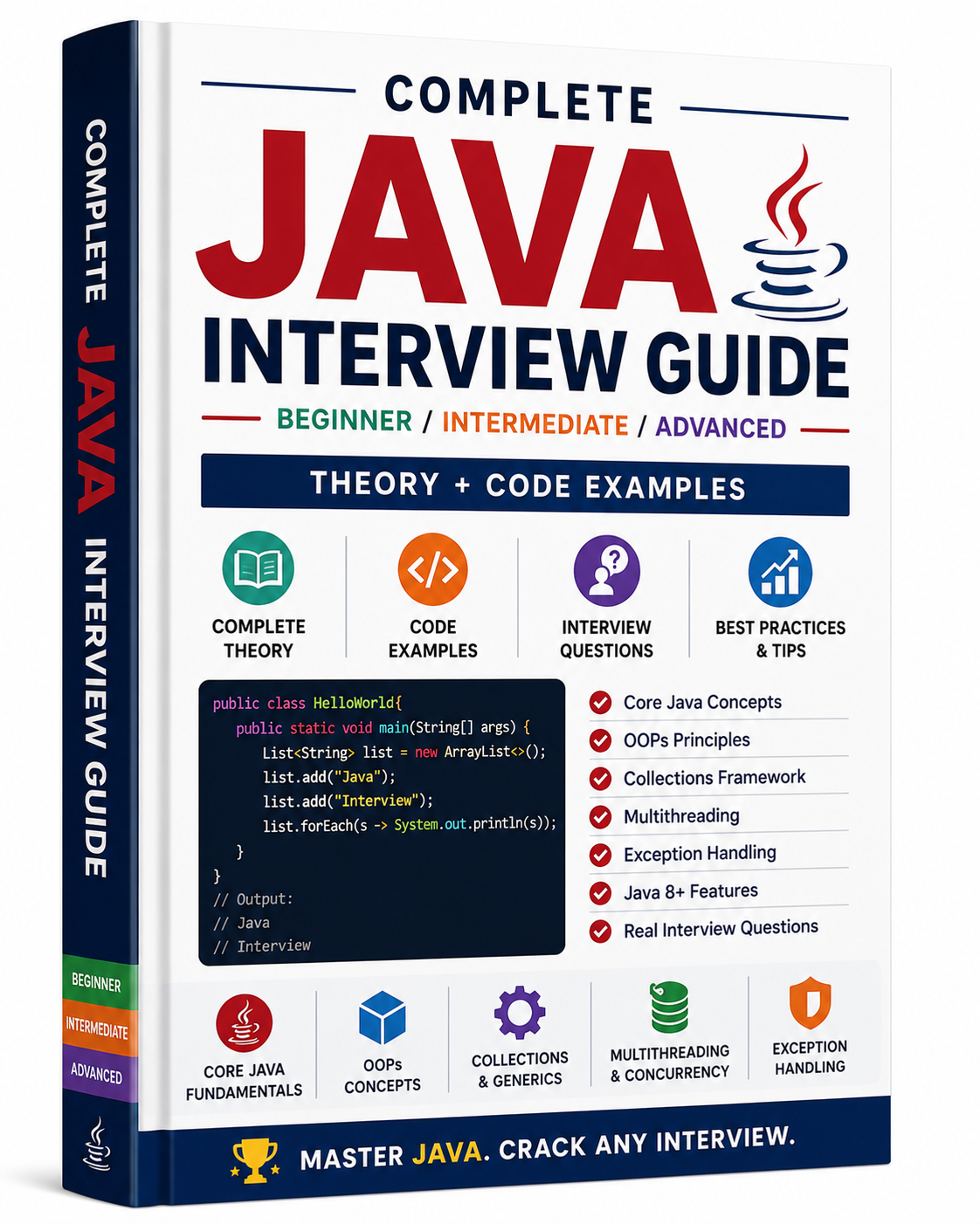 Top 100 Java Interview Questions & Answers 2026 – Real-Time Scenarios with Code