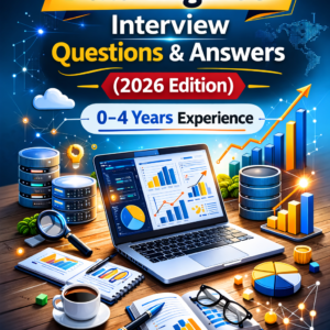Top 100 Real Data Engineer Interview Questions & Answers (2026 Edition) | 0–4 Years Experience