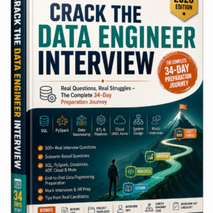 Crack the Data Engineer Interview: Real Questions, Real Struggles β The Complete 34-Day Preparation Journey 2026